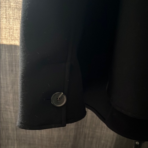 Croft & Barrow. Women's Black Double-Breasted Coat - Picture 7 of 8